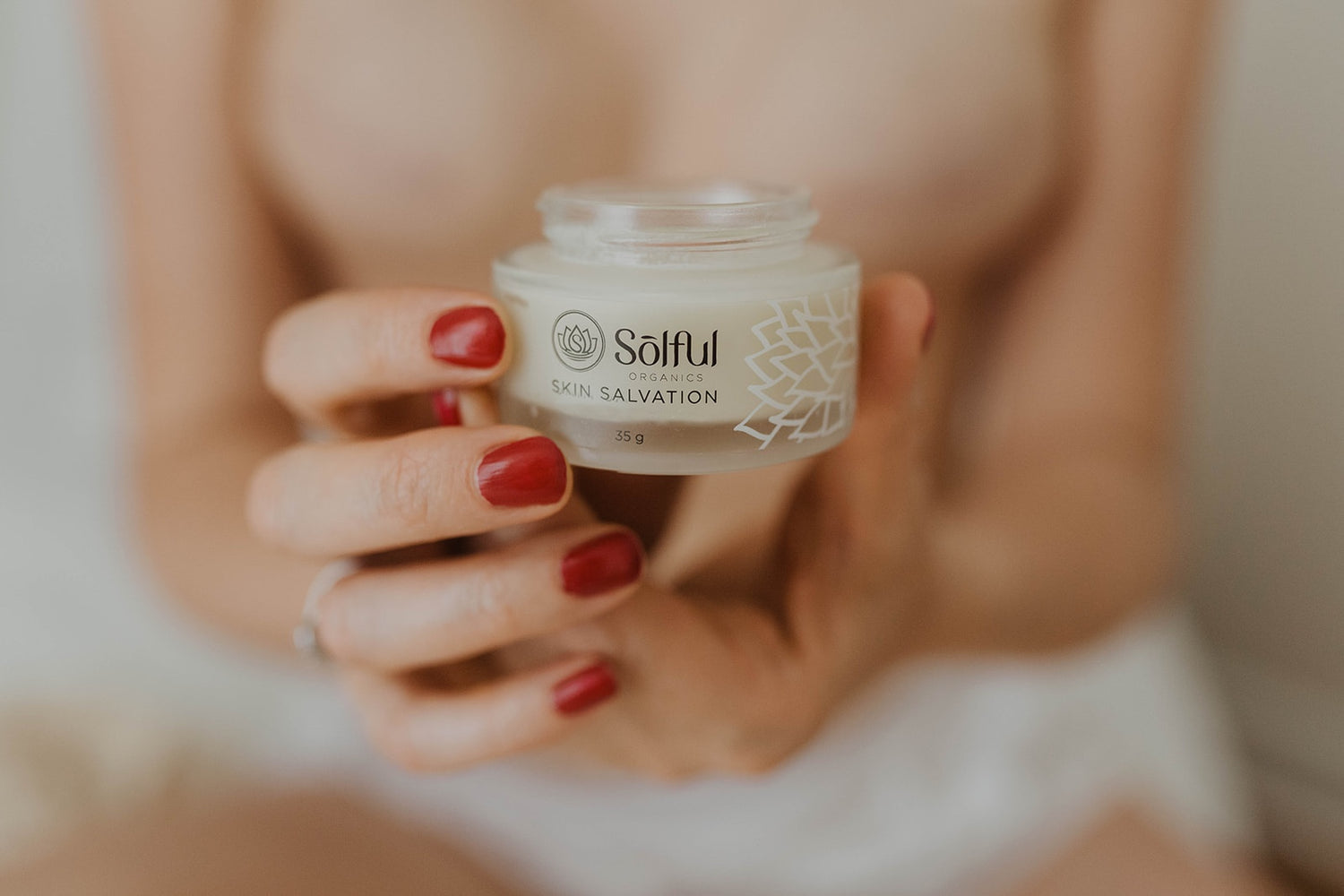 Skin salvation, natural healing salve, from Solful Organics