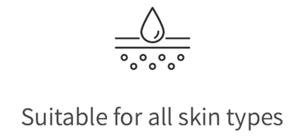 Suitable for all skin types