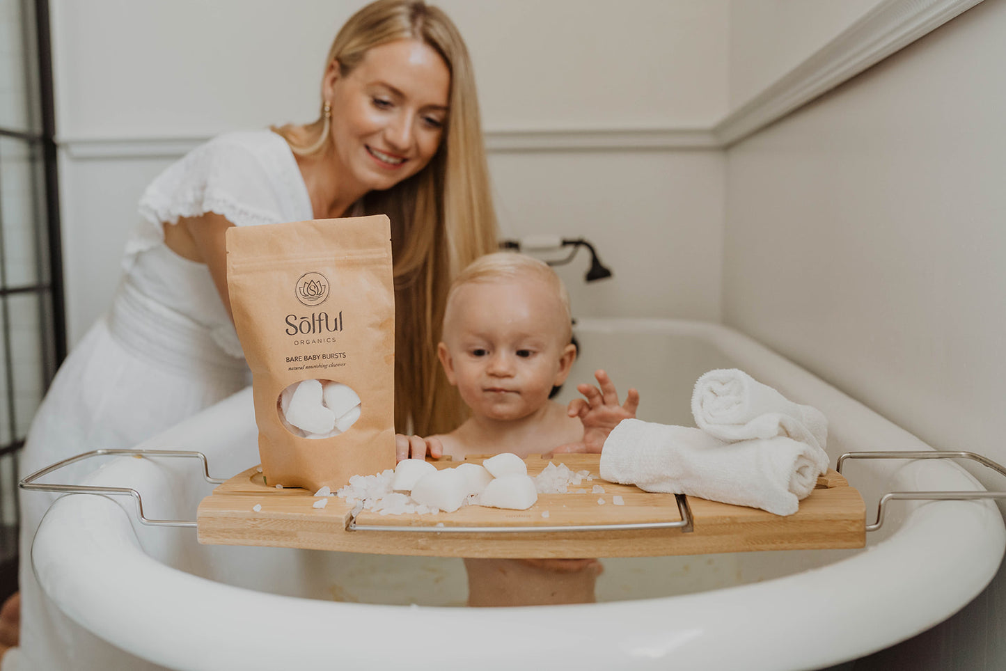 Solful Organics Bare Baby Bursts - natural cleanser